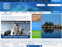 Tablet Screenshot of eipc.org